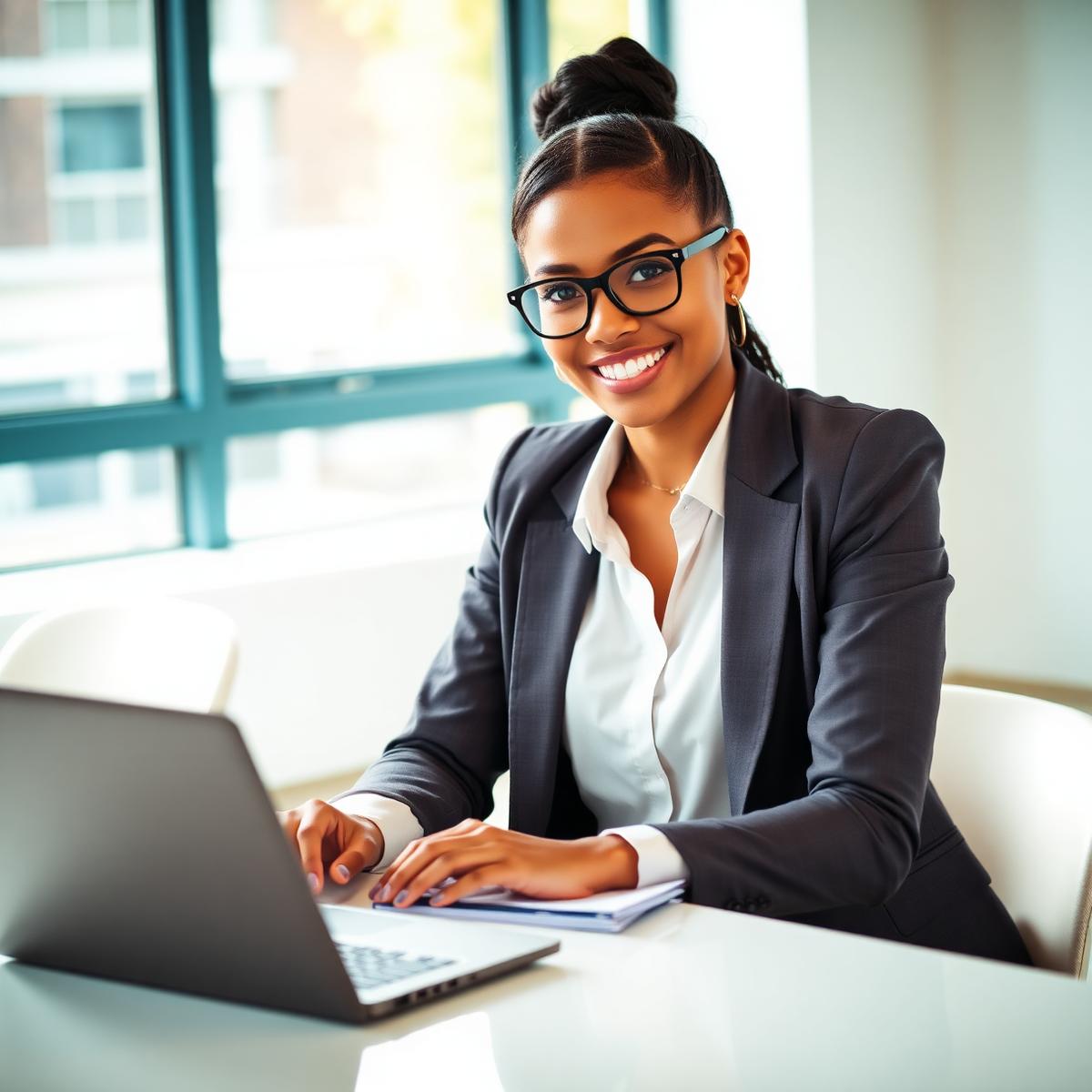 Job seeker preparing applications on a laptop
